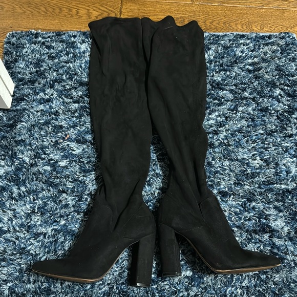 Express Black Slouchy Boots - Picture 2 of 6
